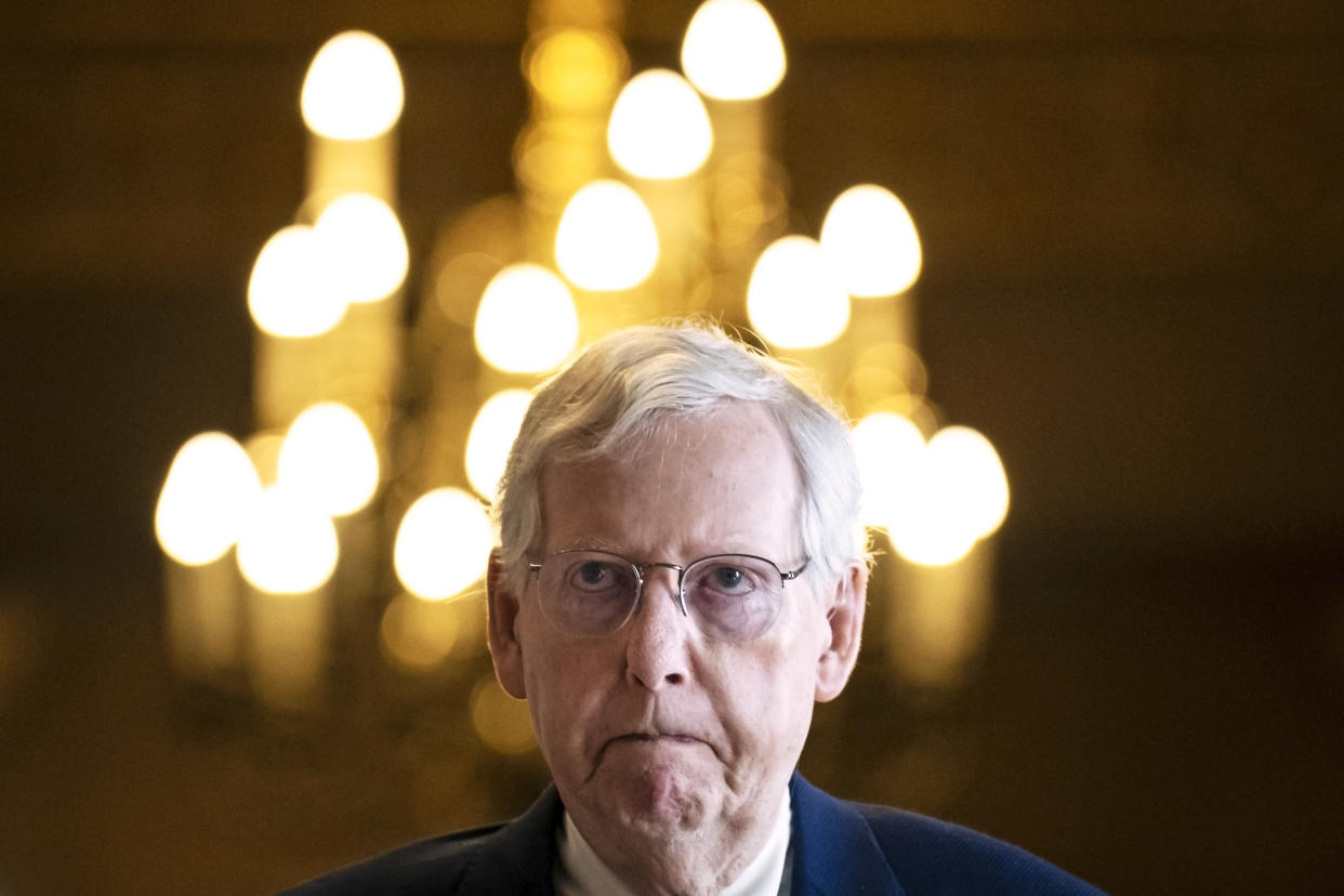 Senate Minority Leader Mitch McConnell (Drew Angerer / Getty Images file)