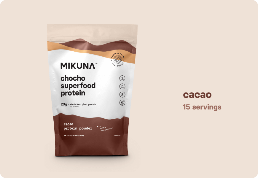 <p>Mikuna Foods</p><p><strong>$33.59</strong></p><p>Mikuna superfood proteins are made from an Andean-grown plant called Chocho, a regenerative, nutrient-dense source of protein, fiber, iron and calcium. The brand was founded by Ricky Echanique, a fifth generation Ecuadorian farmer. </p>