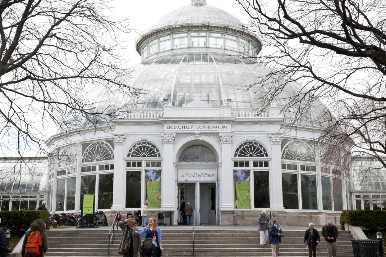 Enid A. Haupt Conservatory At The New York Botanical Garden in Bronx, New York