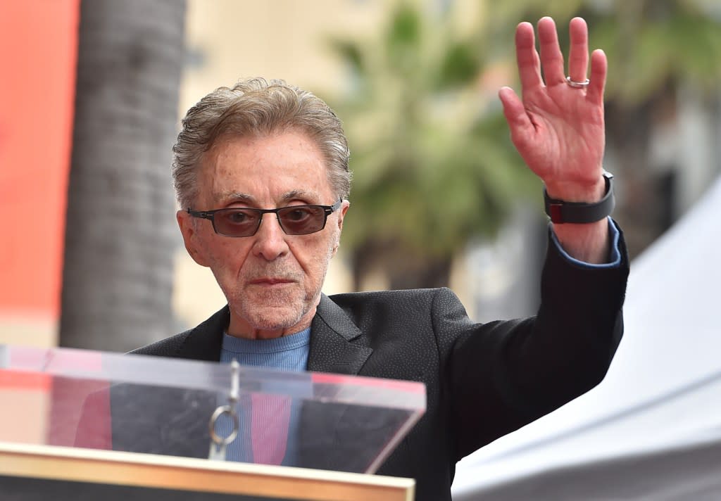Frankie Valli at his Hollywood Walk of Fame ceremony on May 3. Jordan Strauss/Invision/AP