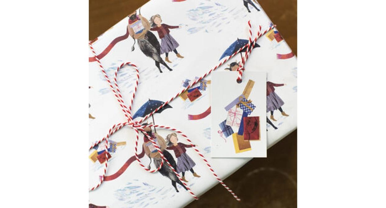 Narnia 100% Recycled, Luxury Christmas Wrapping Paper (Kate Slater/Not On The High Street)
