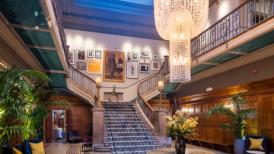hotel lobby in London
