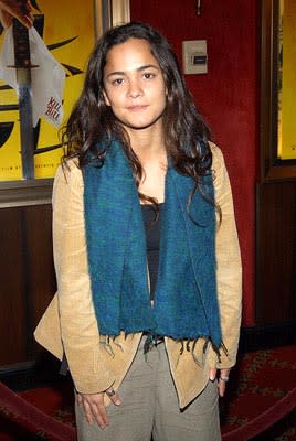 Alice Braga at the New York premiere of Miramax's Kill Bill: Volume 1