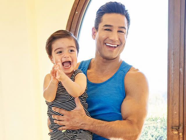 Mario Lopez Instagram Mario Lopez and his son Santino Lopez.