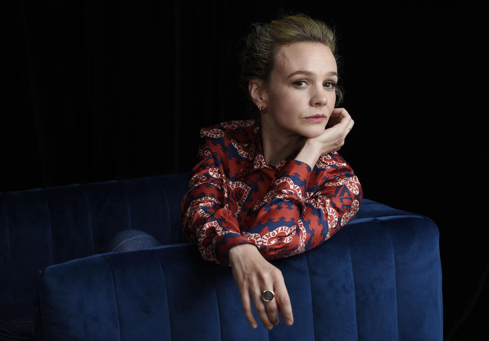 This Sept. 9, 2018 photo shows actress Carey Mulligan, a cast member in the film "Wildlife," posing for a portrait during the Toronto International Film Festival in Toronto. (Photo by Chris Pizzello/Invision/AP)