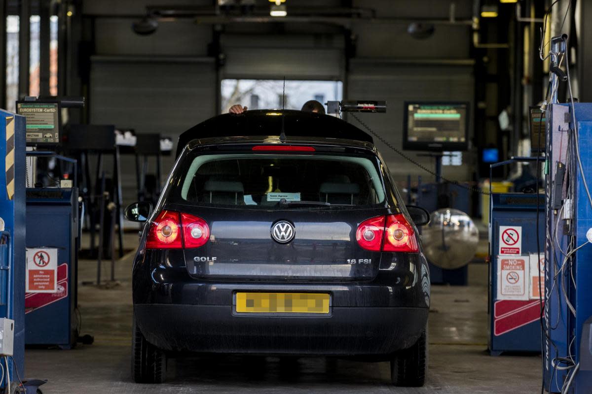 If you are caught driving with an expired or invalid MOT certificate, you could be fined up to £1,000 <i>(Image: Liam McBurney/PA Wire)</i>