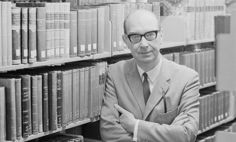 Philip Larkin in 1973.