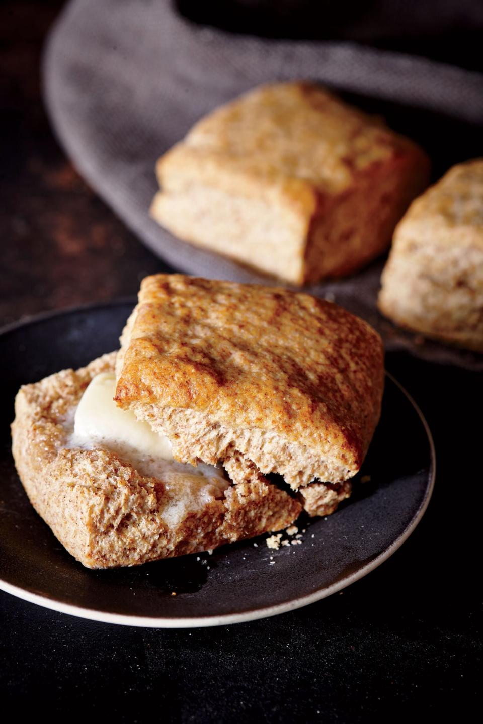 Whole-Grain Spelt and Cornmeal Biscuits