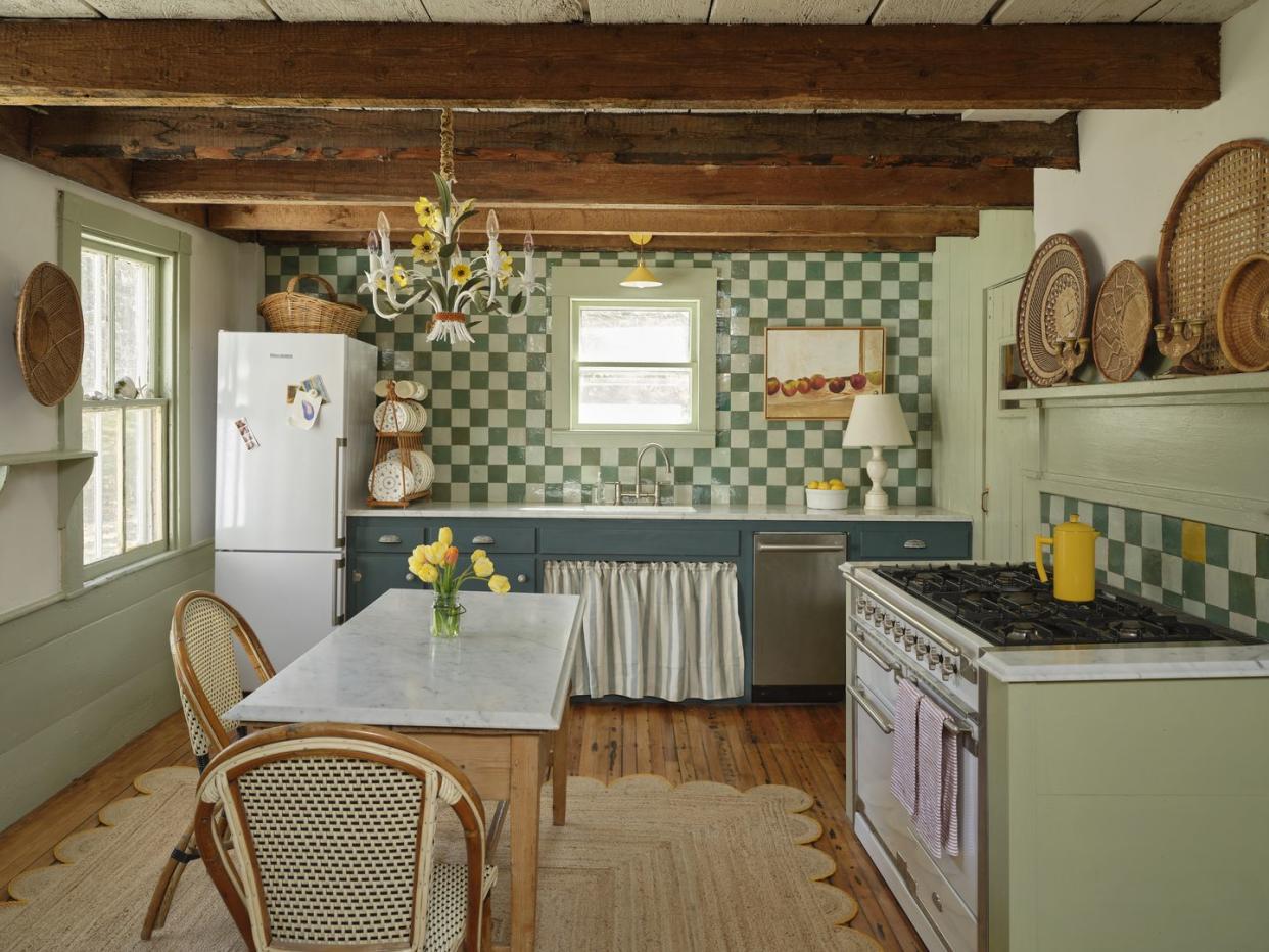 sage green kitchen designed by christina salway