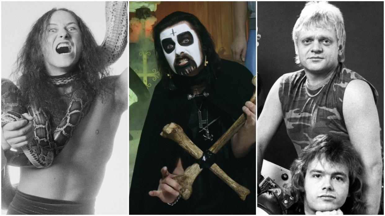  Photos of Cronos of Venom, King Diamond of Mercyful Fate and Udo Dirkschenider of Accept. 