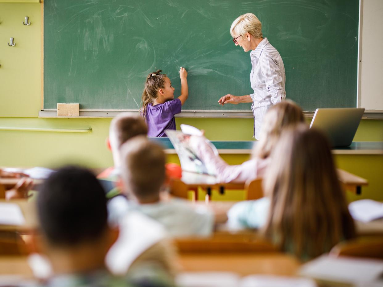 A new report has found teacher absences due to a positive Covid test were ‘significantly higher’ than for students  (Getty Images)