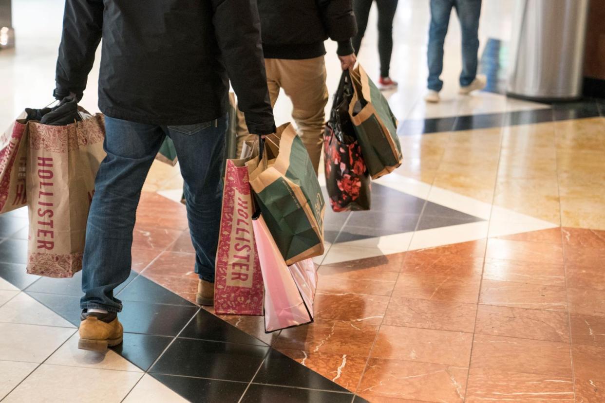 <p>Only just over one in 10 Black Friday products were found to be discounted, a study has found </p> (Sarah Silbiger / Stringer / Getty)