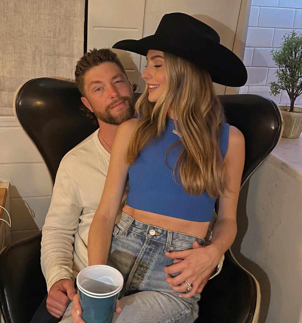 Chris Lane and Lauren Bushnell