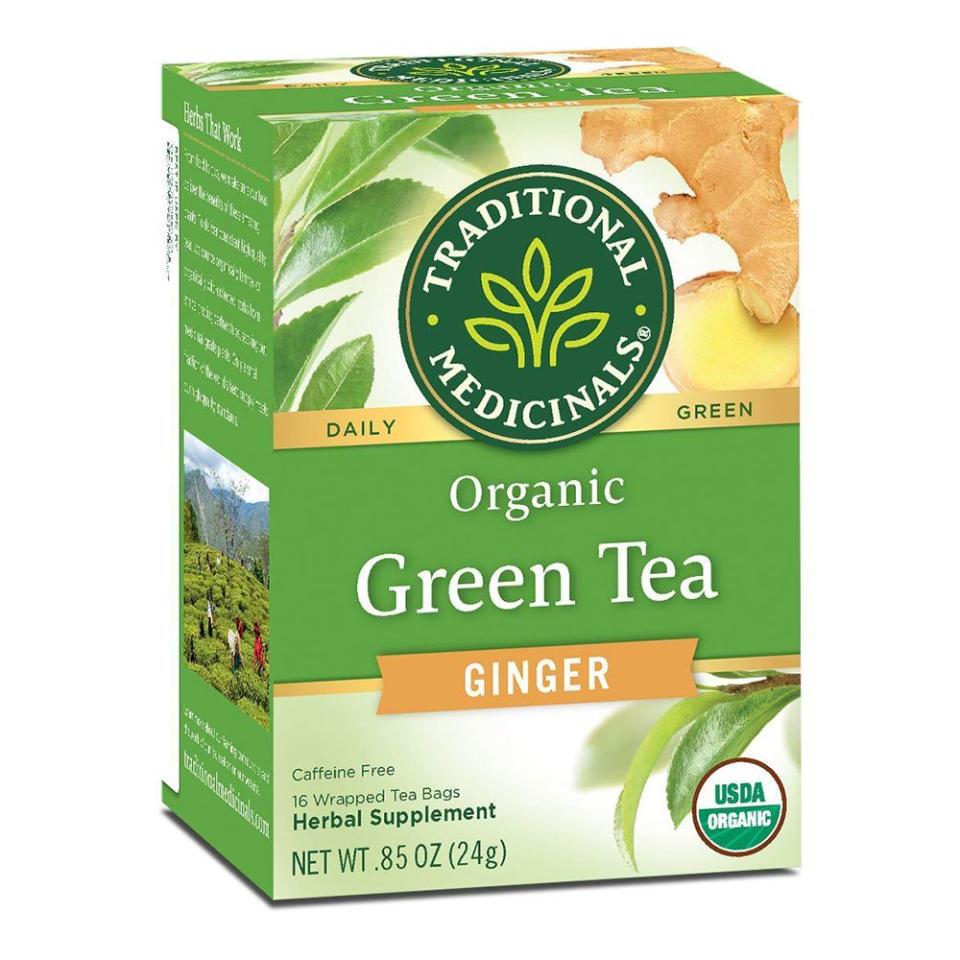 6) Traditional Medicinals Organic Green Tea Ginger (6-Pack)