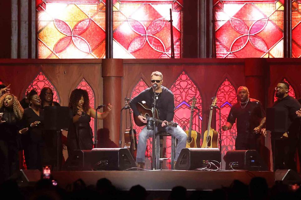 <p>Amy Sussman/Getty</p>  Eric Church performs at the T-Mobile Mane Stage during the 2024 Stagecoach Festival at Empire Polo Club on April 26, 2024 in Indio, California