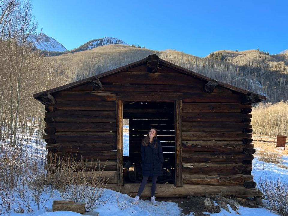 Abandoned buildings at the Ashcroft Ghost Town.