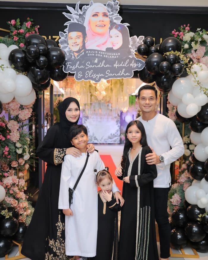 Fasha hopes for a baby boy to add to their family