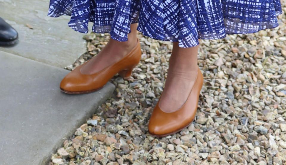 Queen Camilla, kitten heels, Badminton Horse Trials