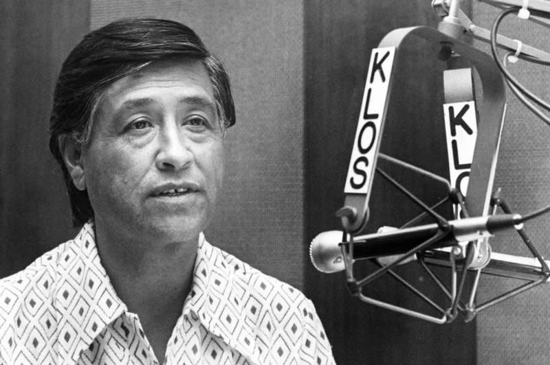 On April 23, 1993, labor leader and civil rights activist Cesar Chavez, who co-founded the United Farm Workers union, died at age 66. UPI File Photo