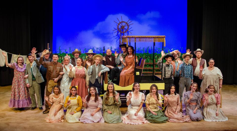 The cast of Carnation City Players' production of "Oklahoma!" The show will run Feb. 16-18 and Feb. 23-25 at Firehouse Theater in Alliance.