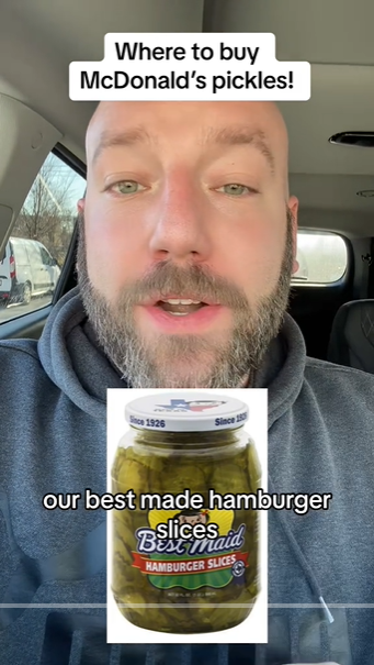 chefmikeharacz McDonald's pickles video
