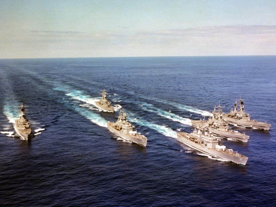 Navy nuclear-powered guided-missile cruisers