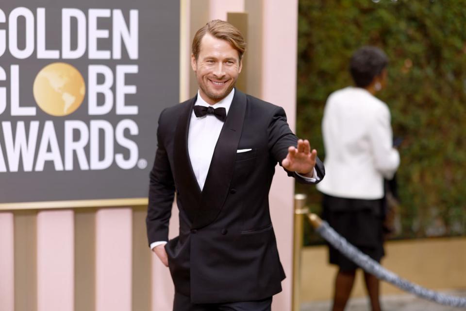<div class="inline-image__caption"><p>Glen Powell attends the 80th Annual Golden Globe Awards at The Beverly Hilton on January 10, 2023 in Beverly Hills, California.</p></div> <div class="inline-image__credit">Matt Winkelmeyer/FilmMagic</div>