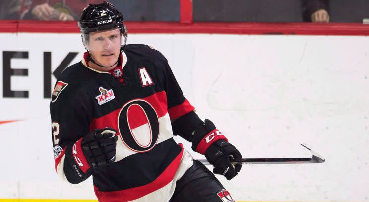 Dion Phaneuf won’t waive his NMC, according to reports. (Adrian Wyld/CP)