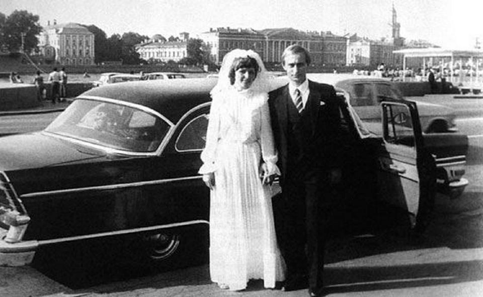 Putin with his ex-wife Lyudmila Shkrebneva, with whom he shares two daughters (Russian Archives/Zuma Wire/Shutterstock)