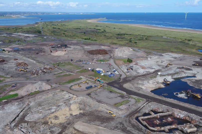 Net Zero Teesside site at Teesworks