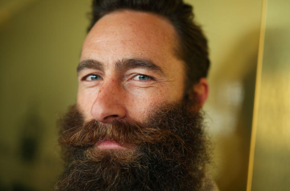 Jimmy Niggles, before he shaved off his million-dollar beard. (Source: Getty)