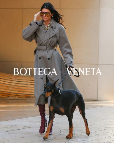 <p>Courtesy of Bottega Veneta</p> Kendall Jenner for Bottega Veneta