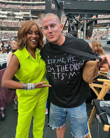 <p>Gayle King/Instagram</p> Gayle King and Channing Tatum