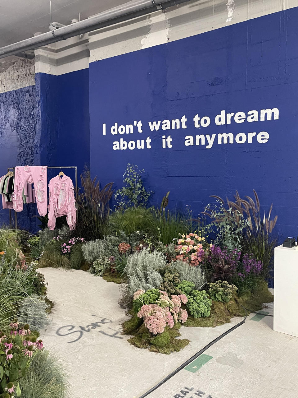 Liberal Youth Ministry’s installation at the 3537 cultural center showcased the Mexican label’s embellishments — and how to do them. - Credit: Courtesy of Dover Street
