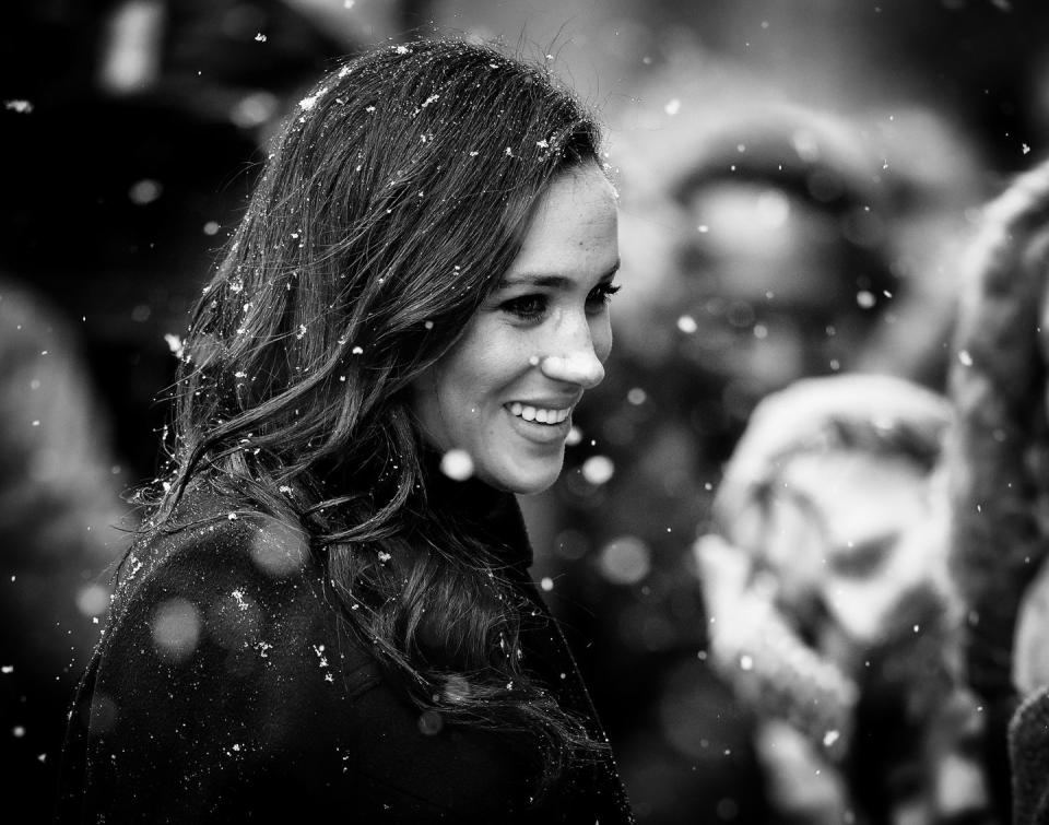 <p>In early February, Harry and Meghan made a snowy visit to Bristol.</p>