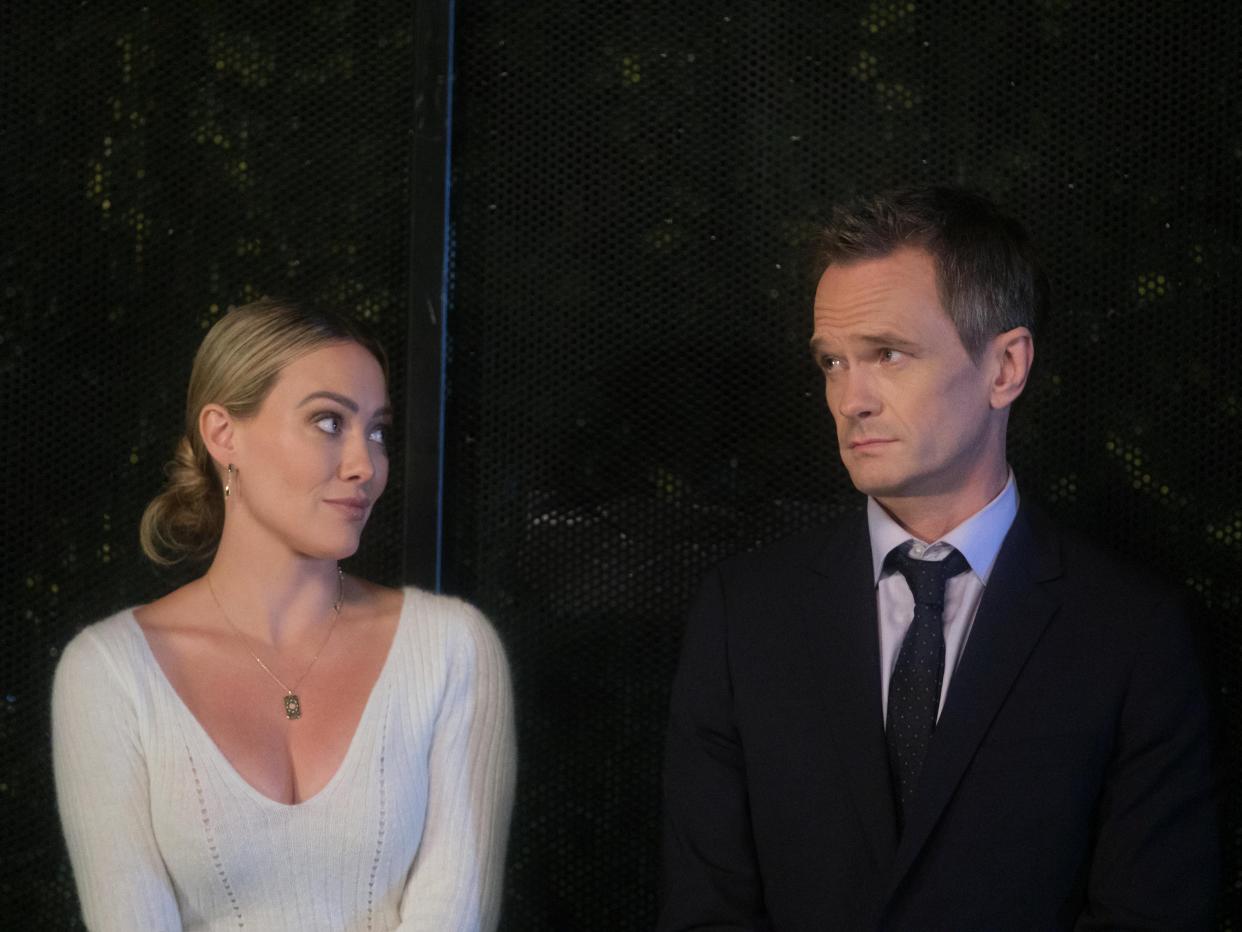 Hilary Duff and Neil Patrick Harris on season two, episode 11 of "How I Met Your Father."