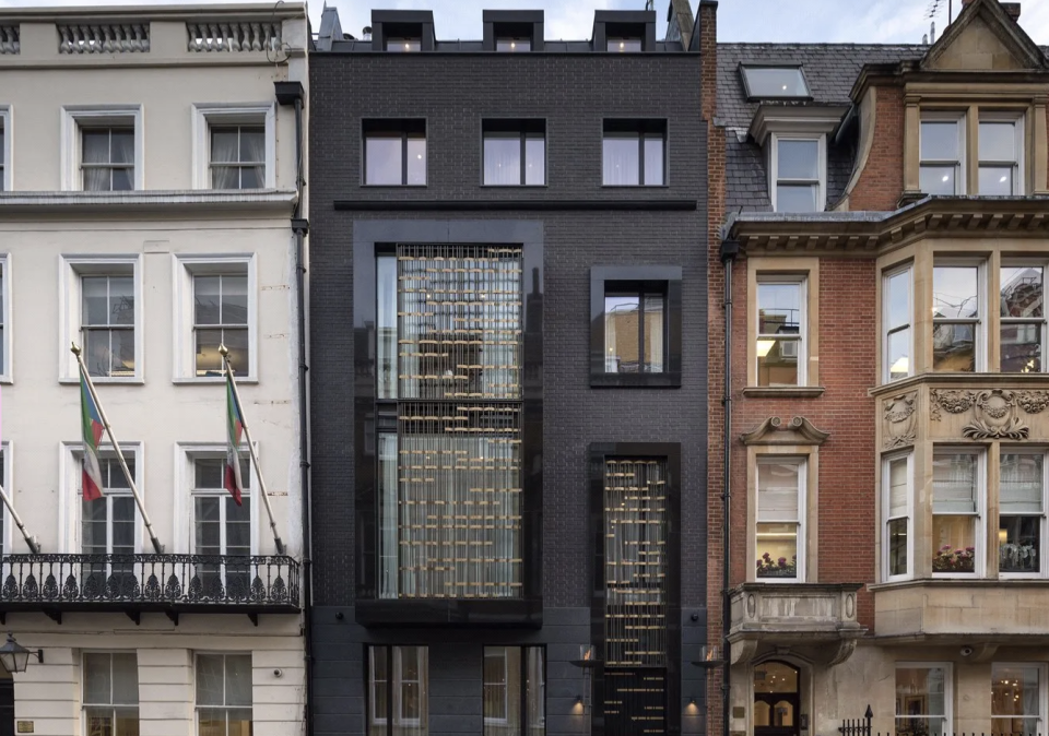 Paint it black: A property suitable for a Bond villain. Photo: Zoopla