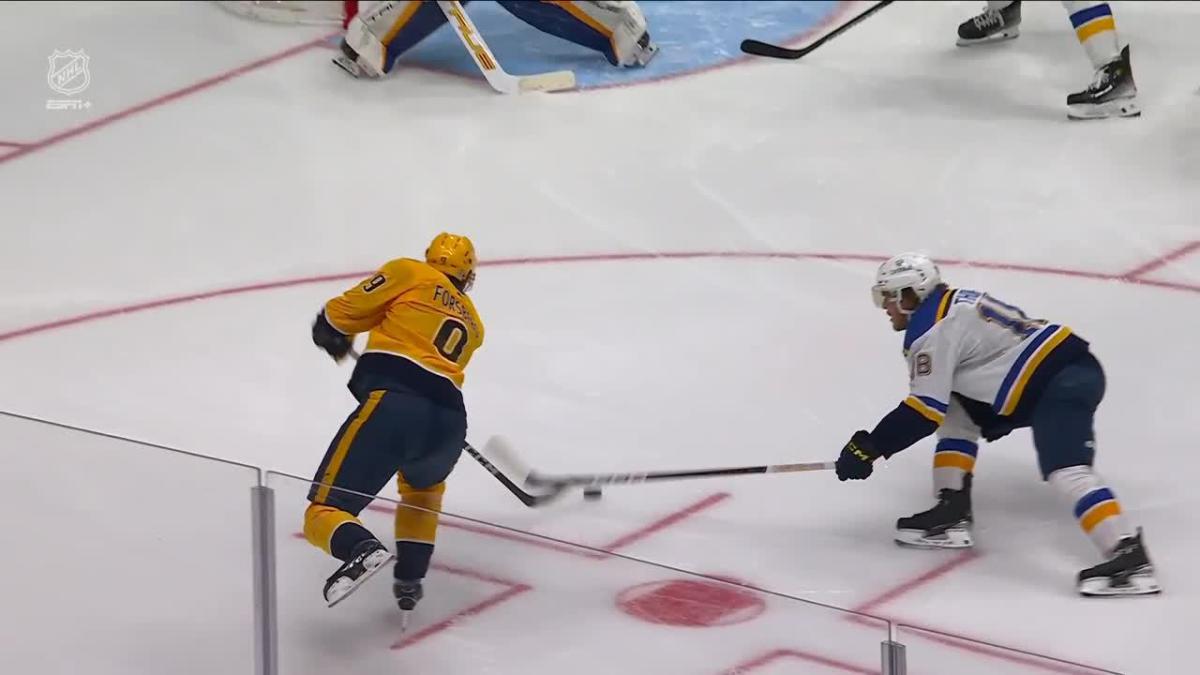 Filip Forsberg with a Powerplay Goal vs. St. Louis Blues