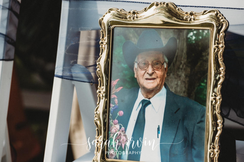 The late Rev. Ronald Adkins -- a.k.a. Pawpaw -- was at the July 22 ceremony in spirit.&nbsp; (Photo: <a href="http://sarahirvinphotography.com/" target="_blank">Sarah Irvin Photography</a>)