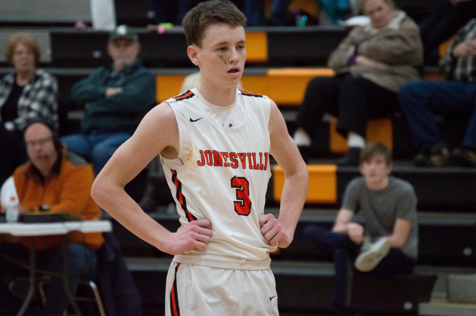 Jonesville Junior Brady Wright was named a League MVP