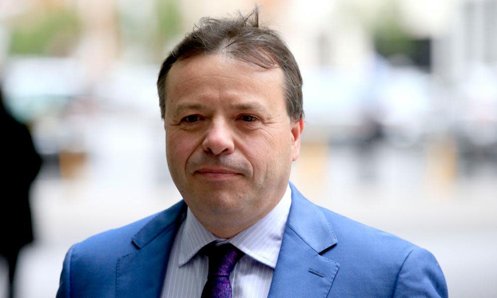 Arron Banks said he stuck by what he said about the football stadium disaster.