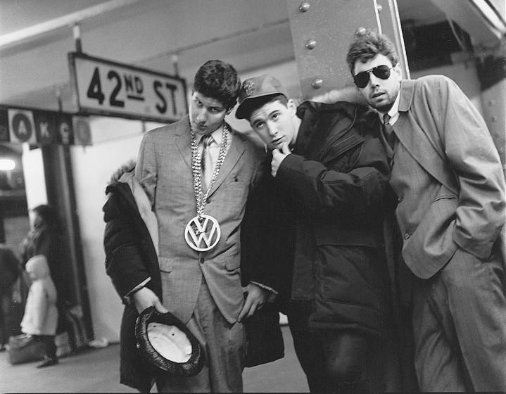 Beastie Boys In West 42nd Street / Times Square Subway Station.