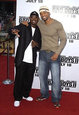 Martin Lawrence and Will Smith at the LA premiere of Columbia's Bad Boys II