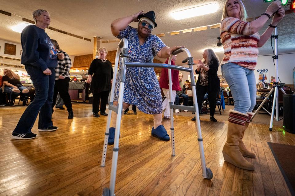 The Soul Express band had people up and dancing at The Moose Lodge in Beech Grove.