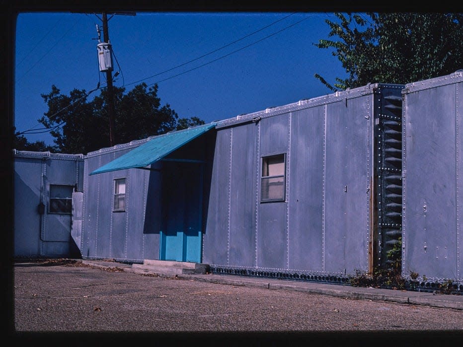 Motel 36 box car room units