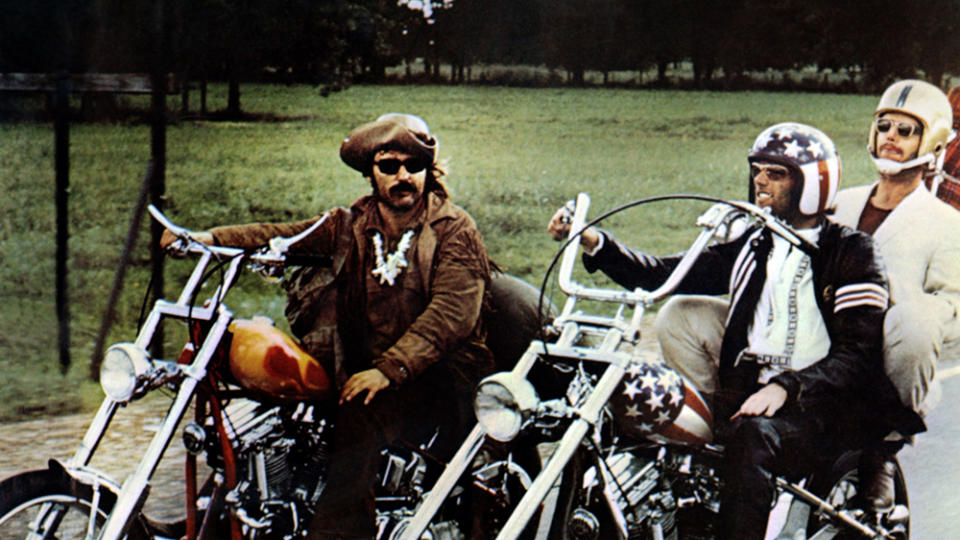 1969’s “Easy Rider” featuring Dennis Hopper, Peter Fonda and Jack Nicholson - Credit: Everett Collection