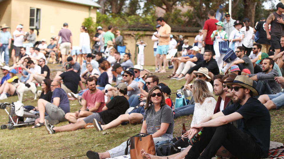 The fans came out for Steve Smith’s return. Pic: Getty