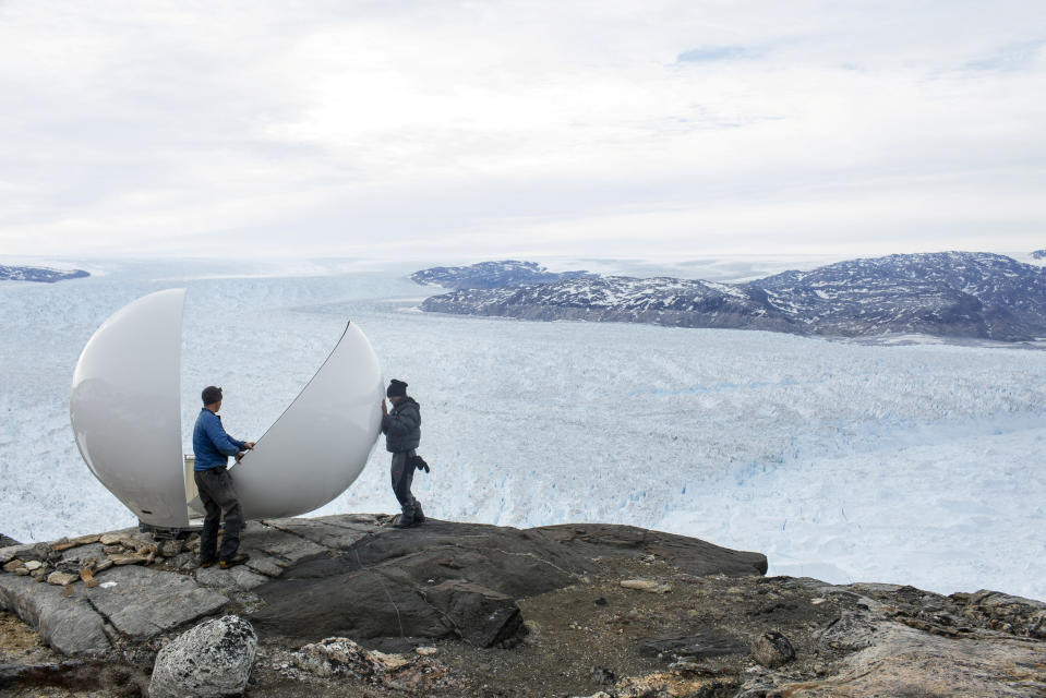 El colapso de un glaciar en Groenlandia muestra los efectos del cambio climático