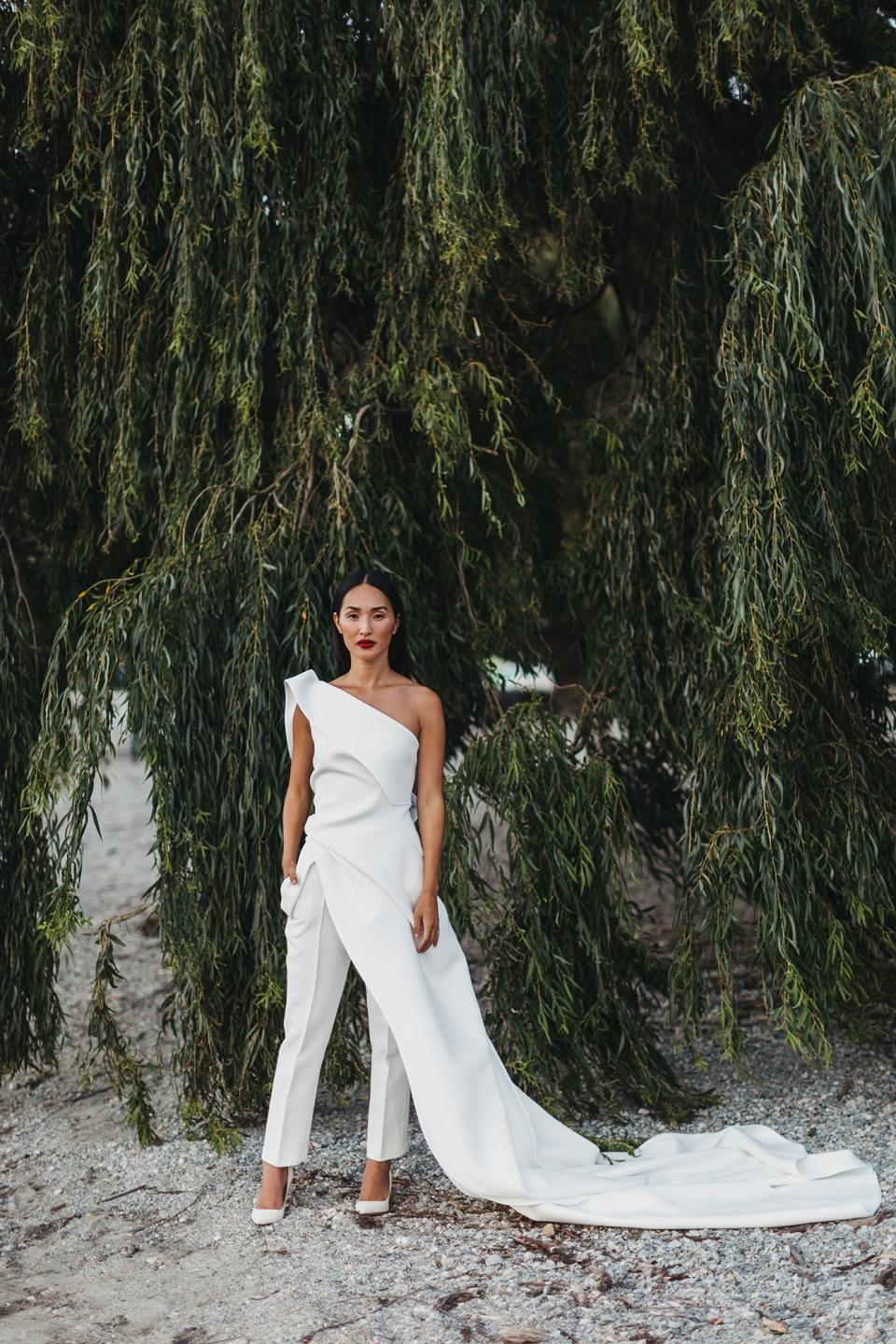 The social media star married photographer Luke Shadbolt at Rippon Hall in Lake Wanaka—a biodynamic vineyard that believes that the energy and love from each wedding goes into the earth and helps the grapes grow.