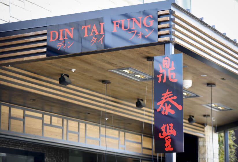Left: Din Tai Fung, at the Westfield UTC, is an Asian dumpling house.